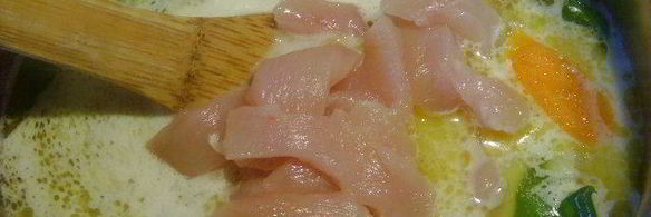 суп карри с куриным филе