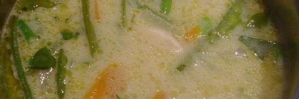 суп карри с куриным филе