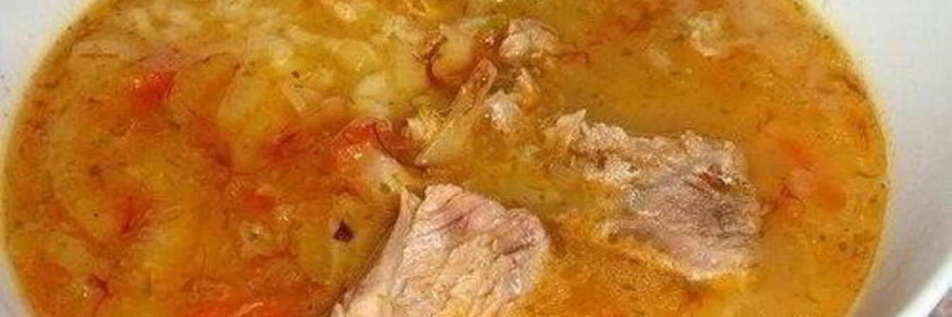 Суп Харчо по-грузински с грецкими орехами