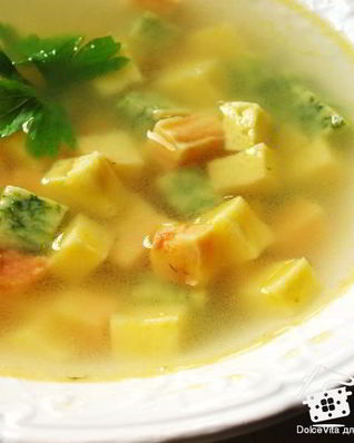 Суп-минестра Триколор