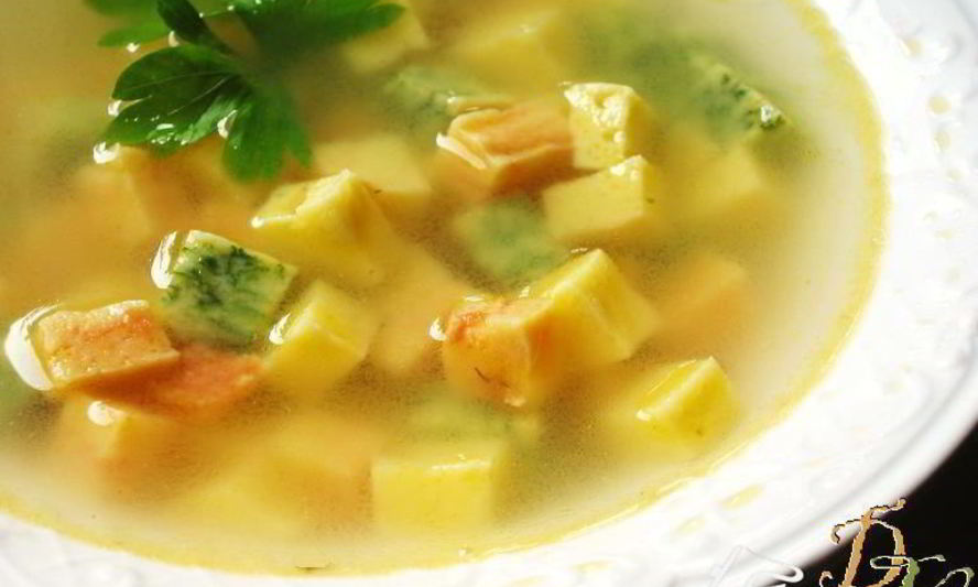 Рецепт супа-минестры триколор