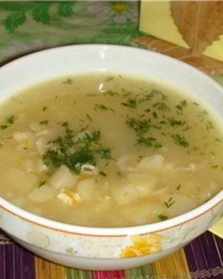 Суп на молоке