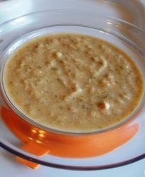 Детский суп-пюре из кижуча с зеленью