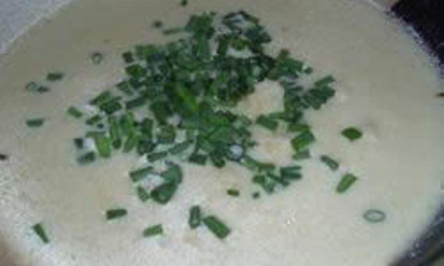 Рецепт диетического супа-пюре из цветной капусты и лука-порея