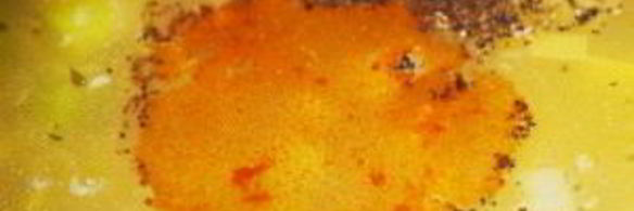 гороховый суп-пюре с сухариками