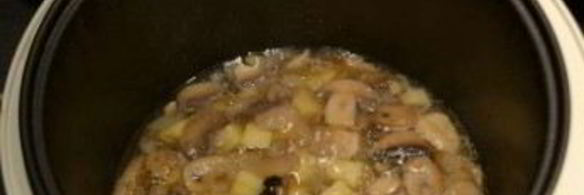 грибной суп пюре в мультиварке