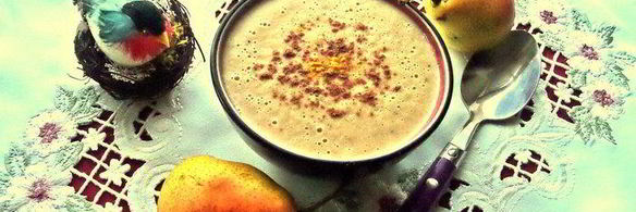 грушевый суп-пюре со сливками