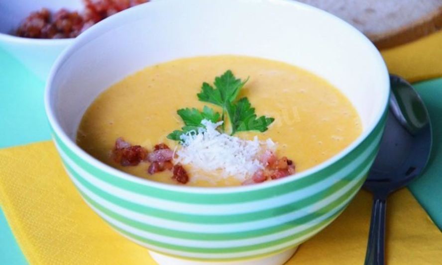 Рецепт картофельного супа-пюре с беконом