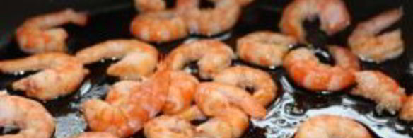 картофельный суп-пюре с креветками