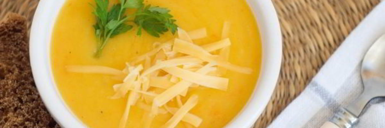 Картофельный суп-пюре с тыквой