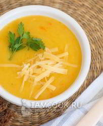 Картофельный суп-пюре с тыквой