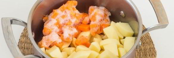 картофельный суп-пюре с тыквой