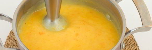 картофельный суп-пюре с тыквой