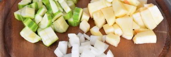 овощной суп-пюре с индейкой для детей