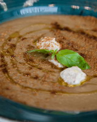 Постный суп-пюре из чечевицы