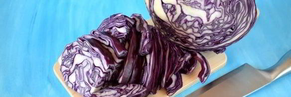 постный суп-пюре из красной капусты