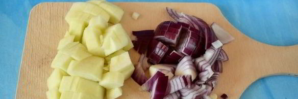 постный суп-пюре из красной капусты