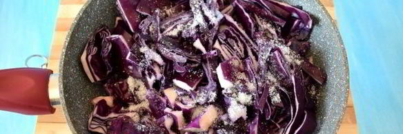 постный суп-пюре из красной капусты