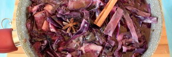 постный суп-пюре из красной капусты