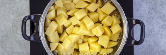 постный суп-пюре из зеленого горошка