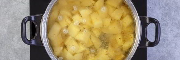 постный суп-пюре из зеленого горошка