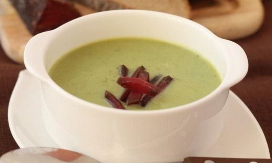 Рецепт простого горохового супа-пюре со сливками