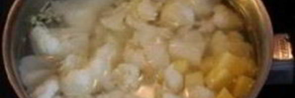 простой суп-пюре из цветной капусты