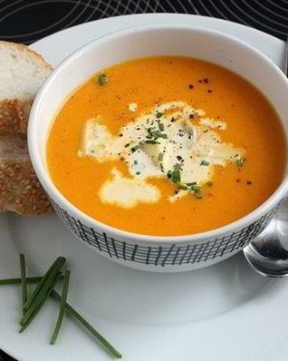 Простой тыквенный суп-пюре