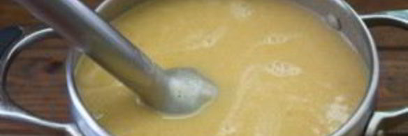 рыбный суп-пюре со сливками