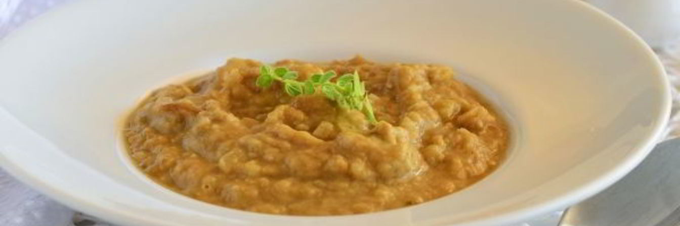 Суп-пюре из баклажанов