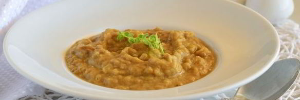 суп-пюре из баклажанов