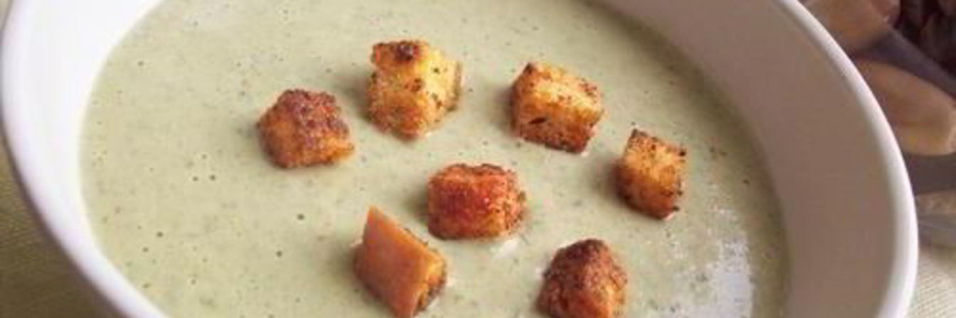 Суп-пюре из белых грибов