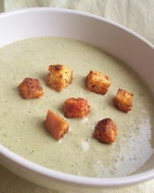 Суп-пюре из белых грибов