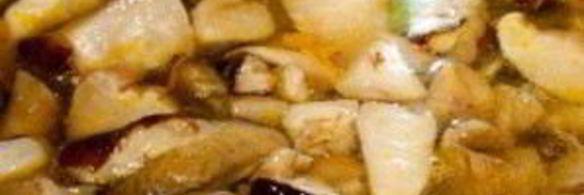 суп-пюре из белых грибов