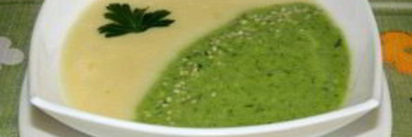 суп-пюре из брокколи и кабачков