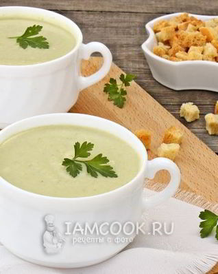 Суп-пюре из брокколи и цветной капусты