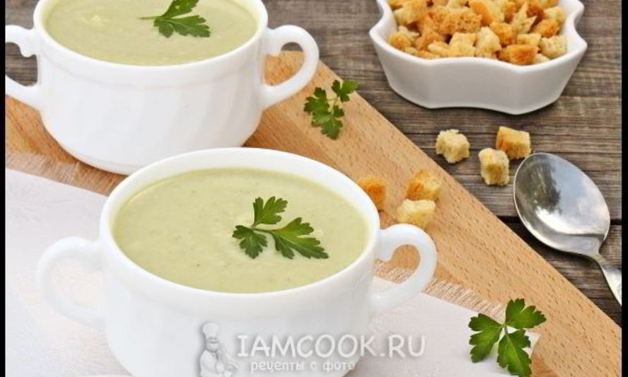 Рецепт супа-пюре из брокколи и цветной капусты
