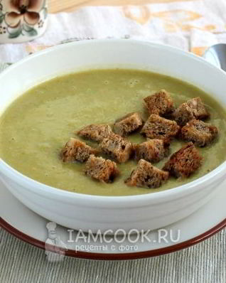 Суп-пюре из брокколи в мультиварке