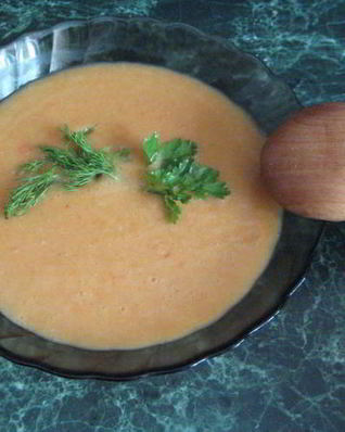 Суп-пюре из чечевицы по-турецки