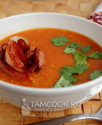 Суп пюре из чечевицы
