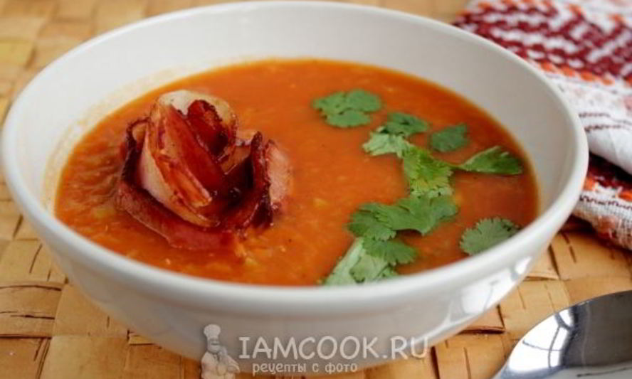 Рецепт супа пюре из чечевицы