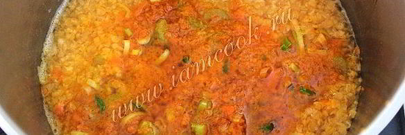 суп пюре из чечевицы