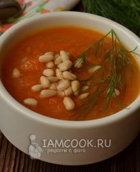 Суп-пюре из фенхеля и моркови