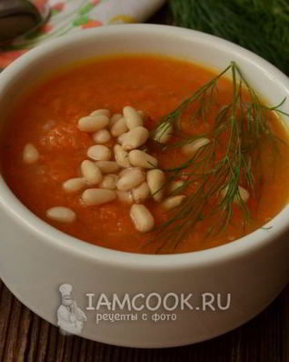 Суп-пюре из фенхеля и моркови