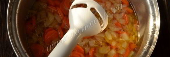 суп-пюре из фенхеля и моркови