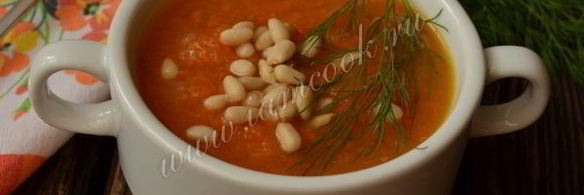 суп-пюре из фенхеля и моркови