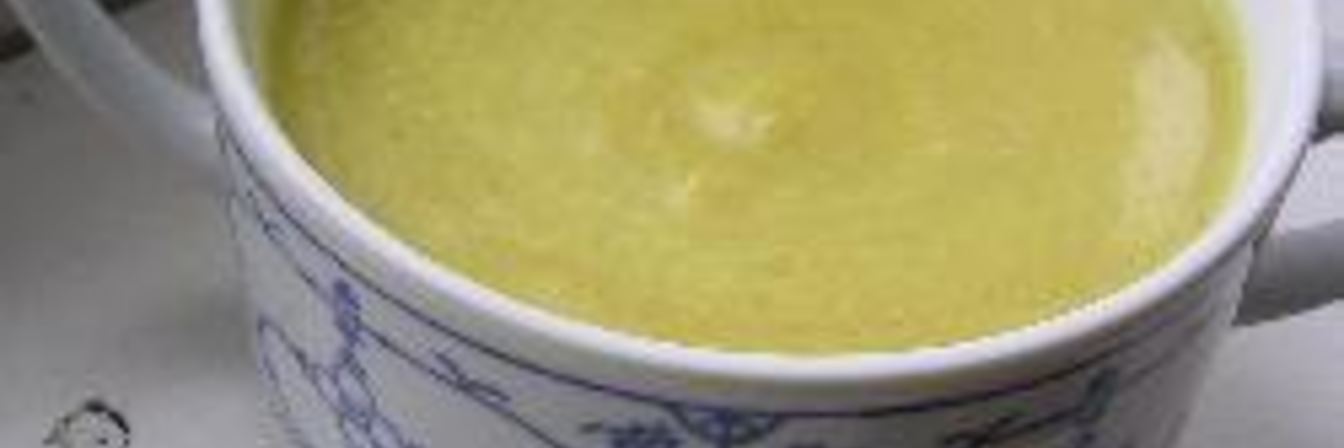 Суп-пюре из кабачков и фенхеля