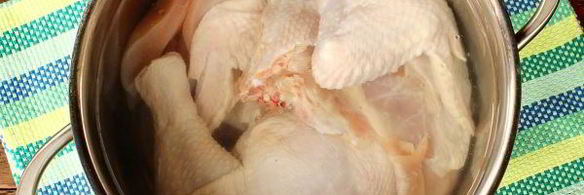 суп-пюре из курицы и шампиньонов