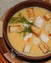 Суп-пюре из курицы с картофелем