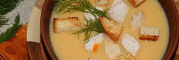 суп-пюре из курицы с картофелем